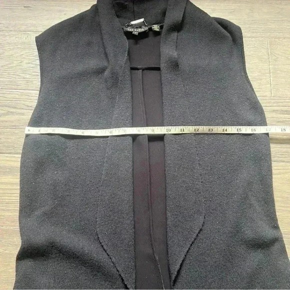 🔥TED  Baker🔥 | Leelih black longline wool blend vest - Picture 12 of 13
